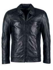 MUSTANG BIKER JACKET MĘSKA KURTKA SKÓRZANA SKÓRA ELEGANCKA NA ZAMEK MU-M242-186. Kurtki Mustang, m, bez wzorów, ze skóry, bez kaptura. Za 1,199.99 zł.