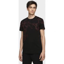 T-shirt męski TSM234 - głęboka czerń. T-shirty 4F, m, bez wzorów, bez kołnierzyka, bez ramiączek. Za 69.99 zł.
