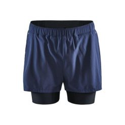 Szorty Craft 2-in-1 adv essence stretch. Niebieskie szorty Craft, s, bez wzorów, sportowe. W wyprzedaży za 218.40 zł.