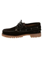 GANT Footwear Skórzane mokasyny "Tratton" w kolorze ciemnobrązowym rozmiar: 41. Niebieskie botki sznurowane GANT Footwear, bez wzorów, bez obcasa, bez zapięcia. Za 580.95 zł.