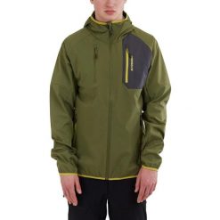 Kurtka softshellowa męska Fundango Alloy Hooded Softshell. Zielone kurtki Fundango, na zimę, m, bez wzorów, z softshellu, bez kaptura. Za 549.90 zł.