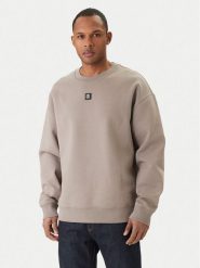 HUGO Bluza Dettil 50533689 Beżowy Relaxed Fit. Brązowe bluzy Hugo, l, bez wzorów, z bawełny, bez kaptura. Za 609.99 zł.