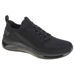 Buty sportowe Sneakersy męskie, Skechers Skech-Air Element 2.0. Czarne buty sportowe casual Skechers, bez wzorów, bez zapięcia. Za 399.99 zł.