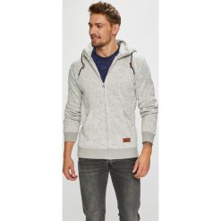 Quiksilver - Bluza. Szare bluzy z kapturem marki Quiksilver, z dzianiny. Za 349.90 zł.