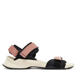 Sandały adidas. Czerwone sandały Adidas, bez zapięcia. Za 189.99 zł.