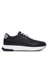 Calvin Klein Sneakersy City Runner Laceup Lth Mix HM0HM02214 Czarny. Czarne buty sportowe casual CALVIN KLEIN, bez wzorów, ze skóry, bez zapięcia. Za 529.99 zł.