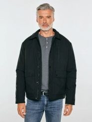 Kurtka męska ocieplana czarna passel 906. Czarne kurtki BIG STAR, l, bez wzorów, z tkaniny, bez kaptura. Za 429.99 zł.