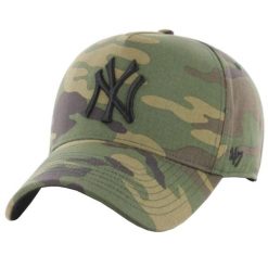 Męska czapka z daszkiem 47 Brand MLB New York Yankees MVP Cap. Zielone czapki z daszkiem 47 Brand, bez wzorów, z bawełny. Za 109.99 zł.