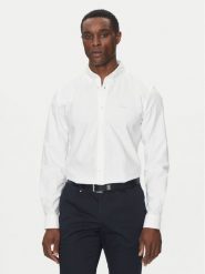 BOSS Koszula H-Roan 50521996 Biały Slim Fit. Białe koszule Boss, l, bez wzorów, z bawełny, bez kołnierzyka, bez ramiączek. Za 419.99 zł.