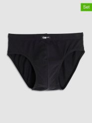 COTONELLA Slipy (2 pary) w kolorze czarnym rozmiar: 3XL. Czarne slipki COTONELLA, xl, bez wzorów. Za 41.59 zł.