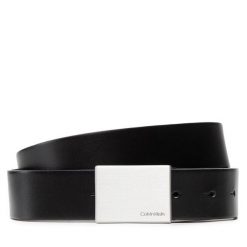 Pasek Męski Calvin Klein. Czarne paski CALVIN KLEIN, bez wzorów. Za 189.99 zł.