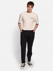 Redefined Rebel Spodnie dzianinowe Aron 226019 Czarny Regular Fit. Czarne spodnie materiałowe Redefined Rebel, m, bez wzorów, z bawełny. Za 149.99 zł.