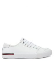 Tommy Hilfiger Tenisówki Core Corporate Vulc Leather FM0FM05399 Biały. Białe trampki Tommy Hilfiger, m, bez wzorów, bez zapięcia. Za 249.99 zł.