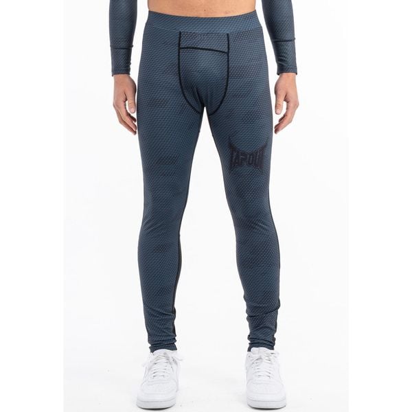 Legginsy o dopasowanym kroju Tapout Mapleton. Czarne legginsy długie sportowe TAPOUT, bez wzorów, na jogę i pilates. Za 215.00 zł.