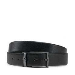 Pasek Męski BOSS. Czarne paski Boss, bez wzorów. Za 439.99 zł.