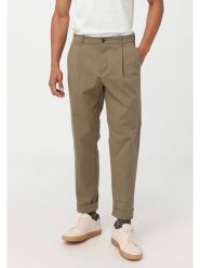 Hessnatur Spodnie chino w kolorze khaki rozmiar: 54. Brązowe eleganckie spodnie Hessnatur, na co dzień. Za 132.67 zł.