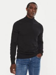 Boss Golf Avac_M 50501761 Czarny Slim Fit. Czarne golfy Boss, m, bez wzorów, z syntetyku, bez kołnierzyka, bez ramiączek. Za 699.99 zł.