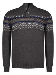NEW ZEALAND AUCKLAND Sweter w kolorze antracytowym rozmiar: XXL. Czarne swetry nierozpinane New Zealand Auckland, xxl, bez wzorów, z wełny, bez kołnierzyka, bez ramiączek. Za 222.95 zł.