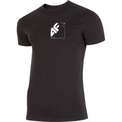 T-shirt męski TSM003 - głęboka czerń. T-shirty marki 4F. Za 44.99 zł.