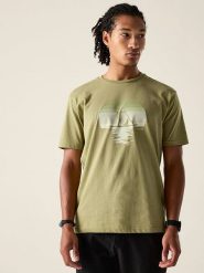 Dare 2b Koszulka funkcyjna "Movement III" w kolorze khaki rozmiar: S. Brązowe t-shirty sportowe Dare 2B, bez wzorów, z bawełny, bez ramiączek, outdoorowe. Za 52.42 zł.