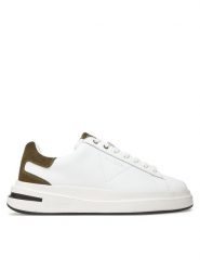 Guess Sneakersy FMTLBA LEL12 Biały. Białe buty sportowe casual Guess, z aplikacjami, ze skóry, bez zapięcia. Za 549.99 zł.