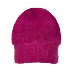 Czapka Urban Classics acrylic angora. Czerwone czapki zimowe Urban Classics, bez wzorów. Za 109.00 zł.