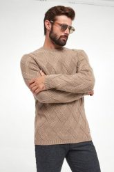 Sweter męski z wełną Diamondo JOOP!. Swetry nierozpinane JOOP!, m, bez wzorów, z wełny, bez kołnierzyka, bez ramiączek. W wyprzedaży za 681.85 zł.