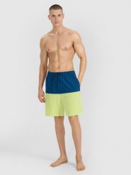 4F Spodenki plażowe męskie - zielone XL. Zielone szorty 4F, m, bez wzorów, z materiału, wakacyjne. Za 99.99 zł.