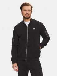 KARL LAGERFELD Bluza 705070 551900 Czarny Regular Fit. Czarne bluzy KARL LAGERFELD, m, bez wzorów, z bawełny, bez kaptura. Za 689.99 zł.