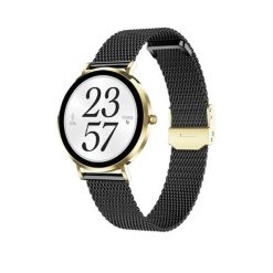 Zegarek inteligentny Maxcom FW28 Mini złoty 1,19 cala. Żółte, cyfrowe zegarki Maxcom, ze stali. Za 486.75 zł.