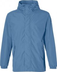 Rowerowa kurtka przeciwdeszczowa Hoga unisex, horizon blue. Niebieskie kurtki BASIL, l, bez wzorów, z materiału, z kapturem. Za 273.95 zł.