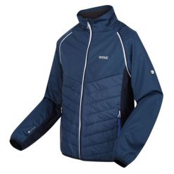 Kurtka uniwersalna męska Regatta Softshelljacke Und Weste Steren. Niebieskie kurtki Regatta, na zimę, m, bez wzorów, z materiału, bez kaptura. Za 303.55 zł.