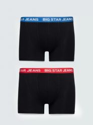 Bokserki męskie bawełniane dwupak Somarh 000. Bokserki BIG STAR, l, bez wzorów, z bawełny. Za 79.99 zł.