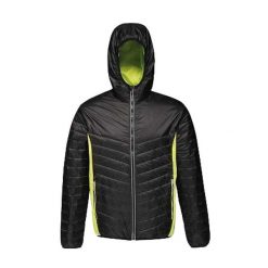 Kurtka Ocieplana Męska Lake Placid. Czarne kurtki Regatta, m, bez wzorów, z puchu, bez kaptura. Za 183.99 zł.