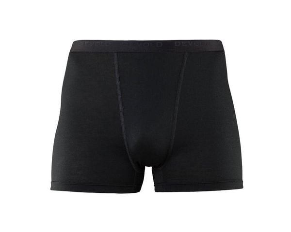 Bokserki termoaktywne Devold Breeze Merino 150 Boxer. Czarne bielizna termoaktywna Devold, l, bez wzorów, z materiału, bez ramiączek, trekkingowe. Za 208.99 zł.