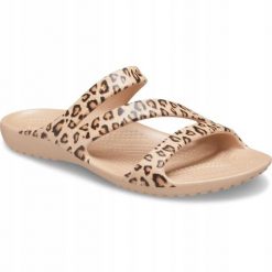 Klapki Dla Dorosłych Crocs Kadee II Graphic. Brązowe klapki Crocs, z materiału. Za 139.99 zł.