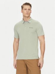 Columbia Polo Nelson Point 1772721 Zielony Regular Fit. Zielone koszulki polo Columbia, m, bez wzorów, z syntetyku, bez kołnierzyka, bez ramiączek. Za 129.99 zł.