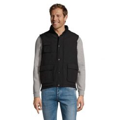Kurtka Unisex Dla Dorosłych Wells Ripstop. Czarne kurtki SOL'S, m, bez wzorów, bez kaptura. Za 234.99 zł.
