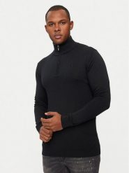 KARL LAGERFELD Sweter 655008 544399 Czarny Regular Fit. Czarne swetry rozpinane KARL LAGERFELD, m, bez wzorów, z wełny, bez kołnierzyka, bez ramiączek. Za 429.99 zł.