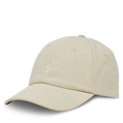 Czapka z daszkiem Polo Ralph Lauren. Brązowe czapki z daszkiem Polo Ralph Lauren, bez wzorów. Za 219.99 zł.