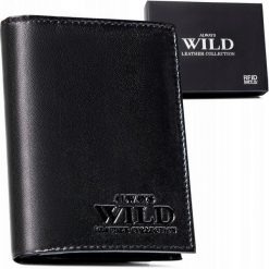 Portfel skórzany Always Wild N4-P-GTS czarny. Czarne portfele Always Wild, bez wzorów, ze skóry. Za 59.99 zł.