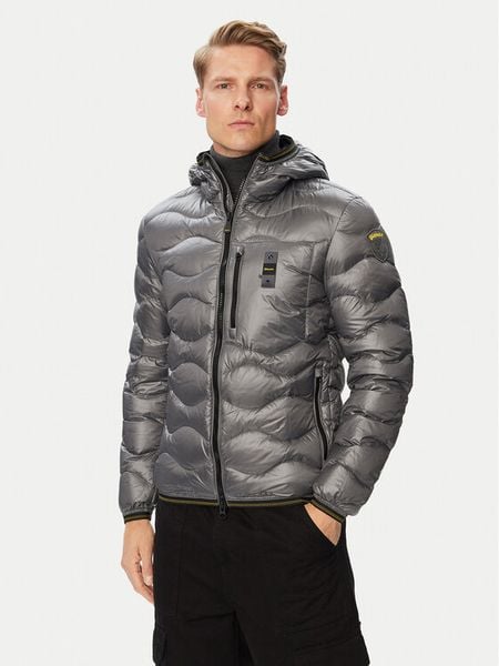Blauer Kurtka puchowa Wave 26WBLUC03064 Szary Regular Fit. Szare kurtki Blauer, m, bez wzorów, z puchu, bez kaptura. Za 1,849.00 zł.