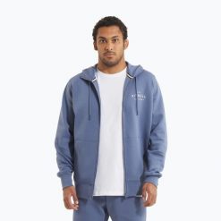 Bluza męska Pitbull Sampson Hooded Zip Sweatshirt. Niebieskie bluzy z kapturem PITBULL, l, bez wzorów, z bawełny. Za 229.99 zł.