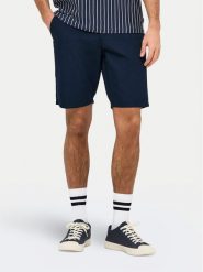 Only & Sons Szorty materiałowe Skal 22034682 Granatowy Slim Fit. Niebieskie szorty Only & Sons, l, bez wzorów, z bawełny. Za 89.99 zł.