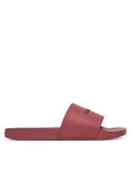 Calvin Klein Klapki Pool Slide Rubber HM0HM00455 Bordowy. Czerwone klapki CALVIN KLEIN, z tworzywa sztucznego. Za 119.99 zł.