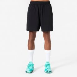 Spodenki do koszykówki unisex 500 z kieszeniami. Czarne szorty KIPSTA, l, bez wzorów, z materiału, sportowe. Za 44.99 zł.