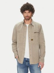 G-Star Raw Koszula D26058 D947 H120 Szary Regular Fit. Szare koszule G-Star, m, bez wzorów, z bawełny, bez kołnierzyka, bez ramiączek. Za 309.99 zł.
