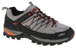 Buty trekkingowe męskie, CMP Rigel Low. Brązowe buty turystyczne CMP, bez wzorów, z materiału, przed kostkę, bez zapięcia, trekkingowe. Za 349.99 zł.