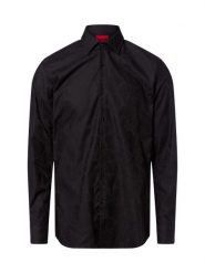 HUGO koszula biznesowa - Kenno Mężczyźni Slim Fit Bawełna czarny, 40. Czarne koszule Hugo, m, bez wzorów, z bawełny, bez kołnierzyka, bez ramiączek. Za 349.95 zł.