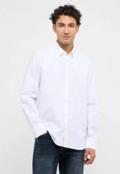 Męska Koszula Mustang Style Edinburg Bright White 1017534 2007. Białe koszule Mustang, l, bez wzorów, bez kołnierzyka, bez ramiączek. Za 129.99 zł.